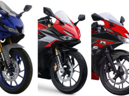 3 mẫu sportbike 150 phân khối giá khoảng 70 triệu đồng