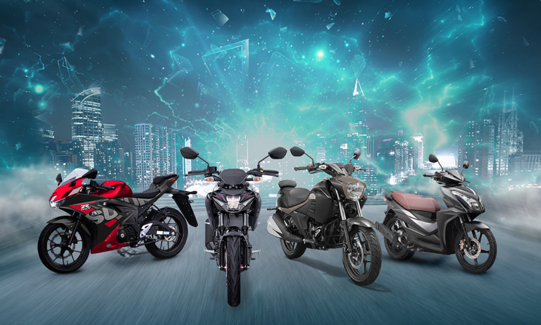 Suzuki tung ưu đãi đến 4 triệu cho khách mua xe máy