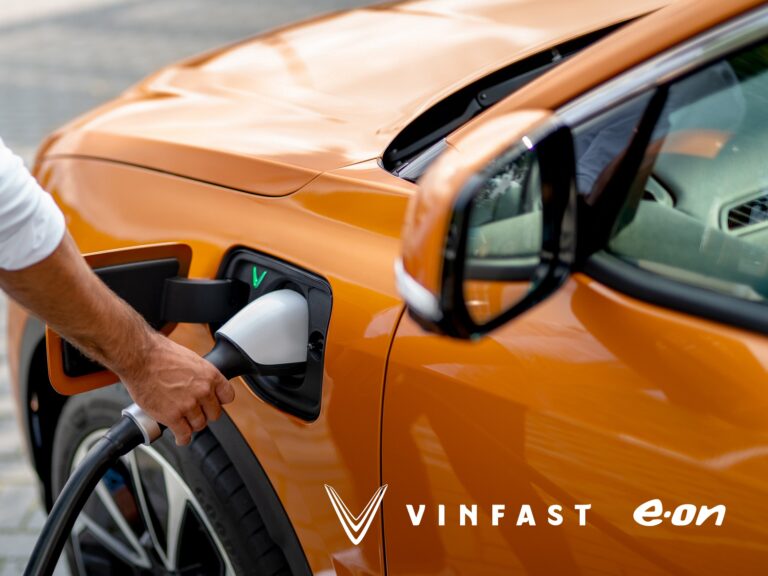 VinFast hợp tác với E.ON Drive phát triển hạ tầng sạc tại các cửa hàng VinFast ở châu Âu