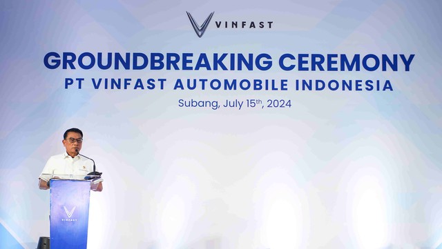 VinFast động thổ nhà máy lắp ráp xe điện 200 triệu USD tại Indonesia- Ảnh 2. VinFast động thổ nhà máy lắp ráp xe điện 200 triệu USD tại Indonesia- Ảnh 2.