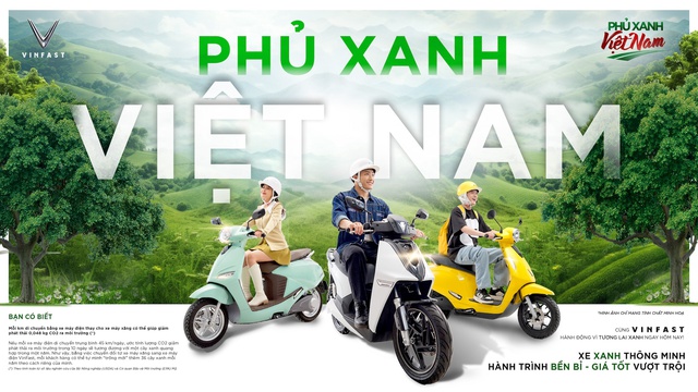 Quyết 'phủ xanh Việt Nam', VinFast ưu đãi tới 12 triệu cho khách chuyển dùng xe máy điện- Ảnh 1. Quyết 'phủ xanh Việt Nam', VinFast ưu đãi tới 12 triệu cho khách chuyển dùng xe máy điện- Ảnh 1.