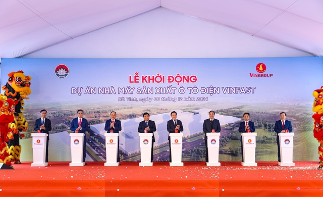 VinFast khởi động nhà máy tại Hà Tĩnh- Ảnh 2. VinFast khởi động nhà máy tại Hà Tĩnh- Ảnh 2.